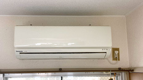 エアコン交換のビフォー画像
